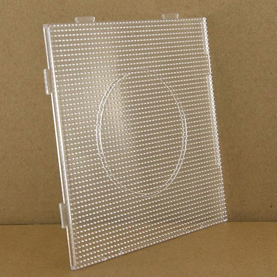 2pcs 2.6mm Mini Fuse Beads Boards, Pegboard Kit with Gift 2 Ironing Paper