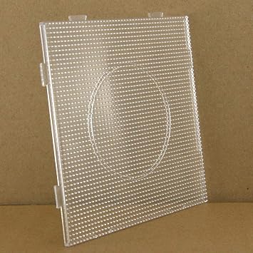 2pcs 2.6mm Mini Fuse Beads Boards, Pegboard Kit with Gift 2 Ironing Paper
