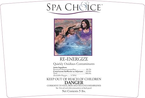 Miniatura 9 de Spa Choice re-energiza con sustancia química oxidante en tu Spa