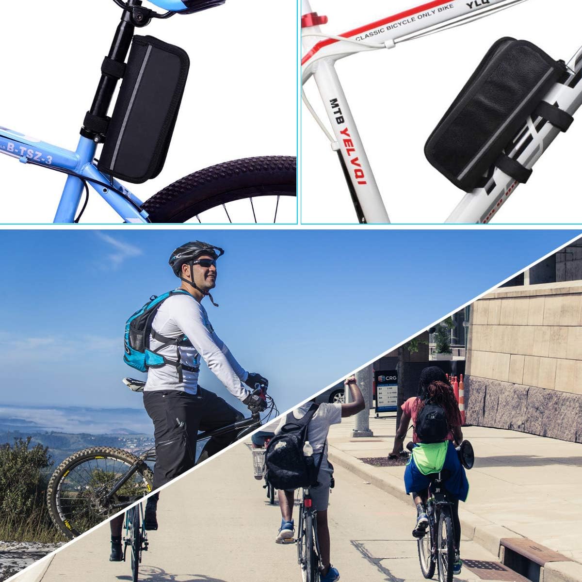 CHUMXINY Bike Repair Kit, Bike Tire Repair Tool Kit Contains 16-in-1 Tool,120Psi Mini Bicycle Pump, Bike Patch Kit, Used for Mountain Bike and Road Bike. : Sports & Outdoors