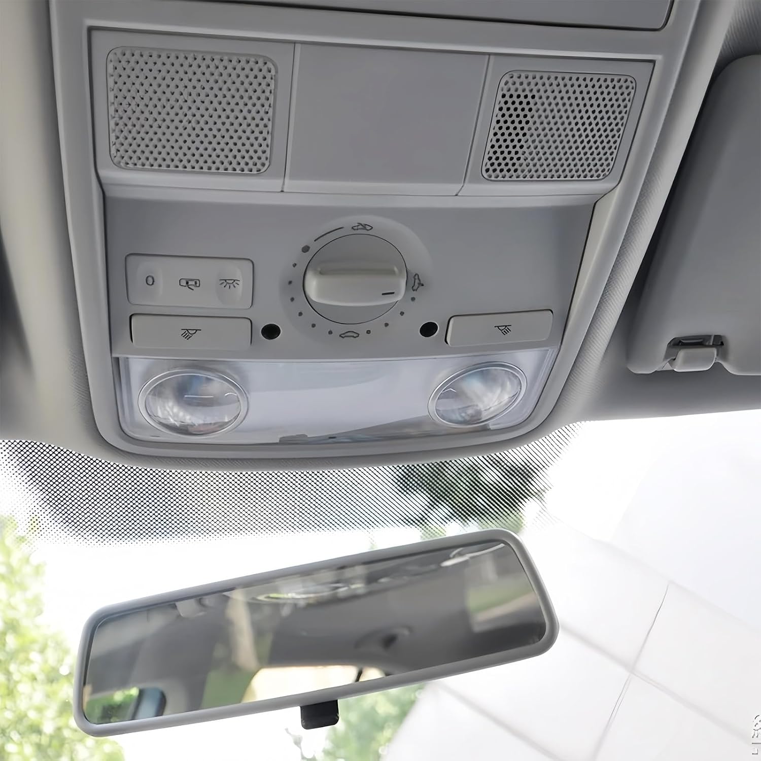 1 Pcs Automotive Overhead Consoles, Compatible with Jetta Golf 6 Sagitar MAGOTAN MK5 Passat B6 3KD947133, Overhead Console Dome