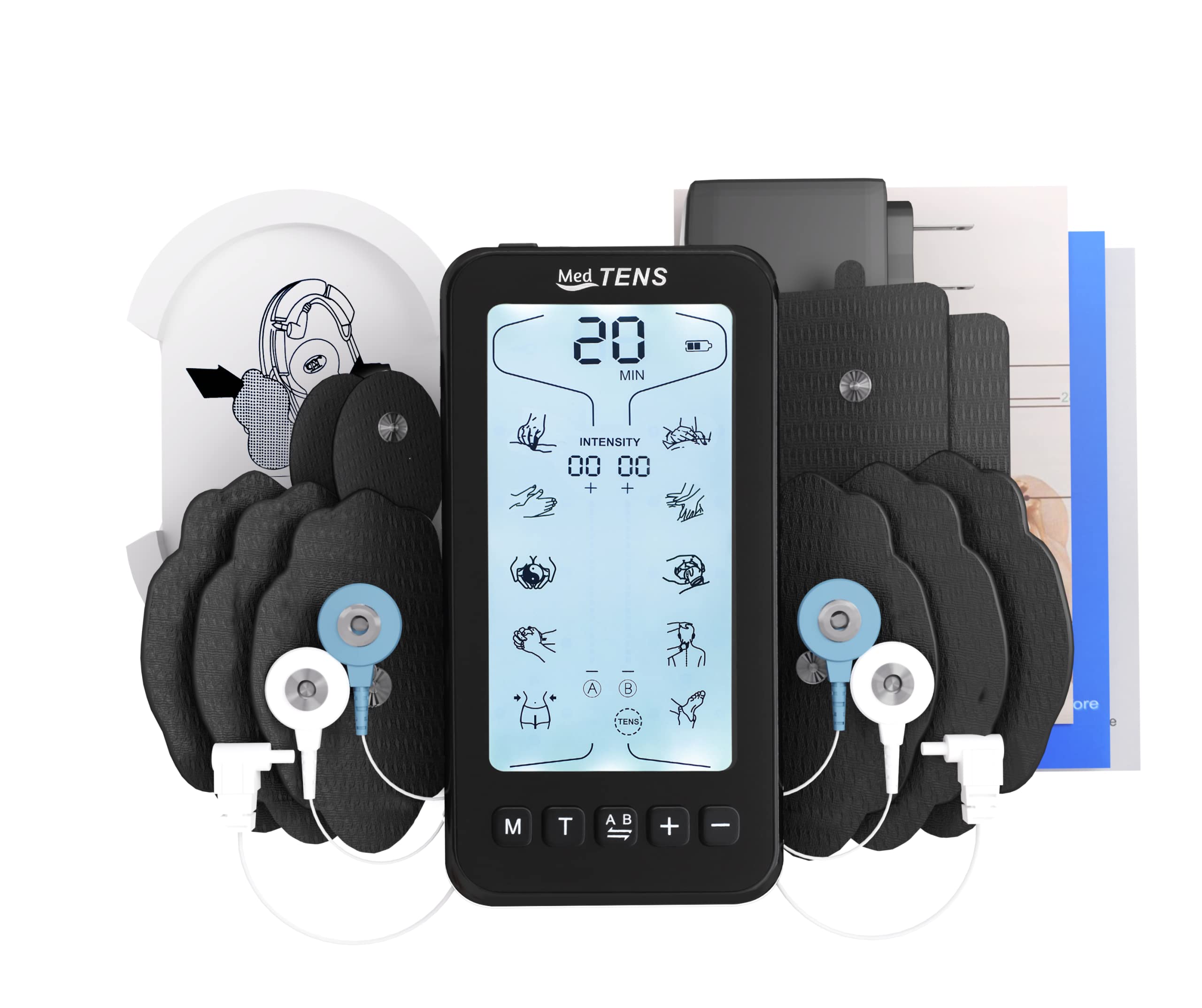 Tens Unit Muscle Stimulator 24 Massage Mode Tens EMS Machine Device