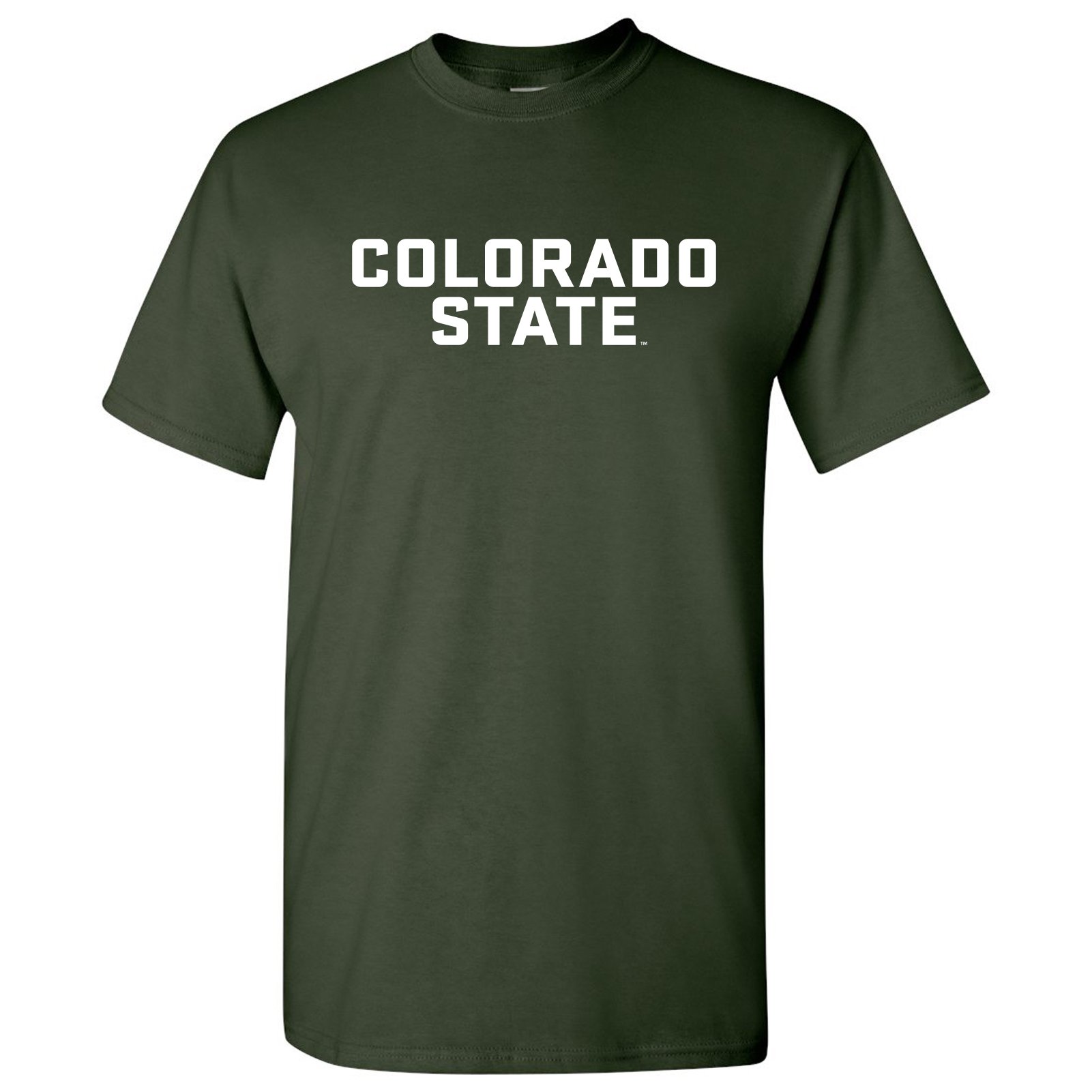 NCAA Basic Block, Team Color T Shirt, College, University - Green - XXXL — image 1