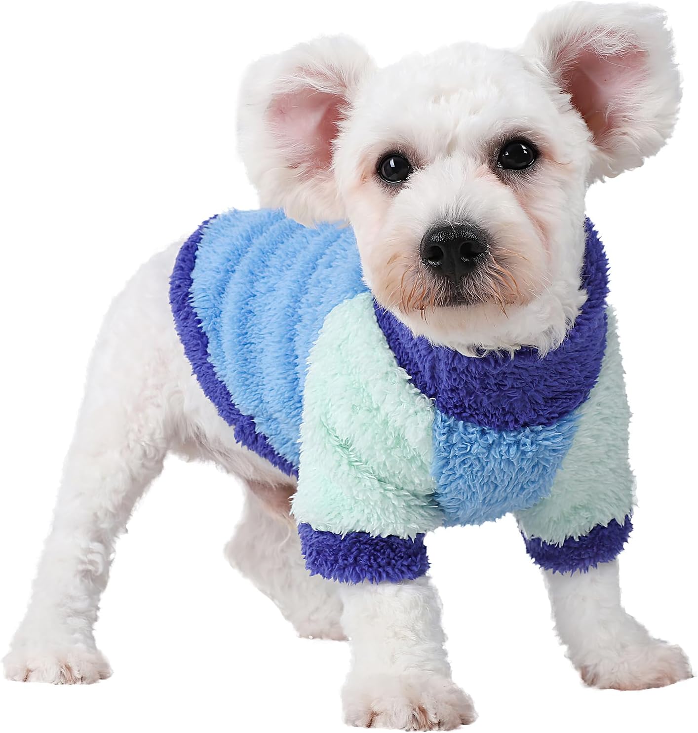 Fall Dog Clothes Fleece Dog Sweater Cute Puppy Clothes for