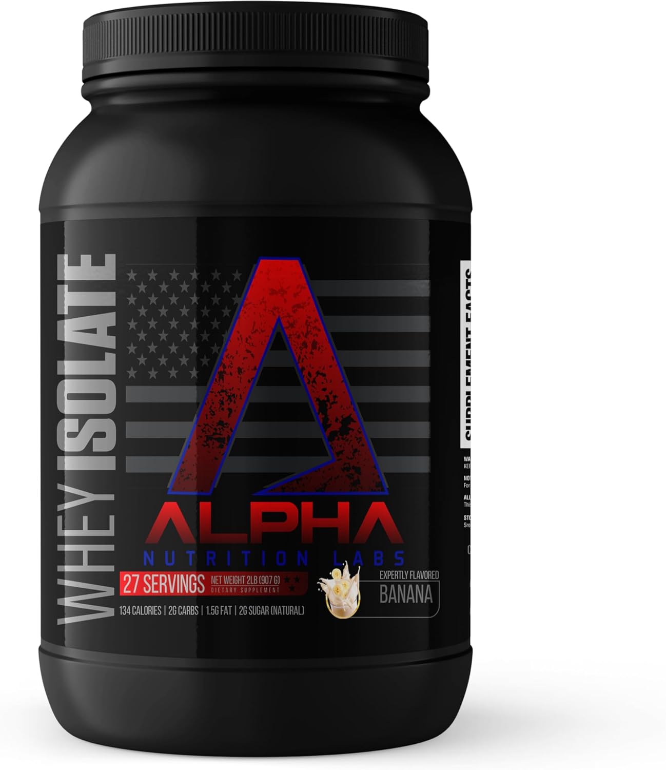 Whey Isolate Protein Powder - Banana Flavor, 28G of Protein, Protein Source, Low Carb, Classic Specialty