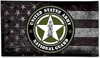 United States Army National Guard Flag Indoor Outdoor Yard Decoration Flag 3x5 Ft Decor Garden Flags