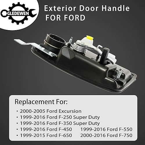Miniatura 2 de Juego de Manija de Puerta Exterior, Compatible con Ford F250 F350 F450 F550 Super Duty 1999-2016  Ford Excursion 2000-2005 y Más, Parte Exterior