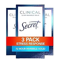 Vista 19 de Secret Clinical Strength - Desodorante antitranspirante para mujer, protección contra el estrés 3X, protección contra el sudor y el olor 72 horas