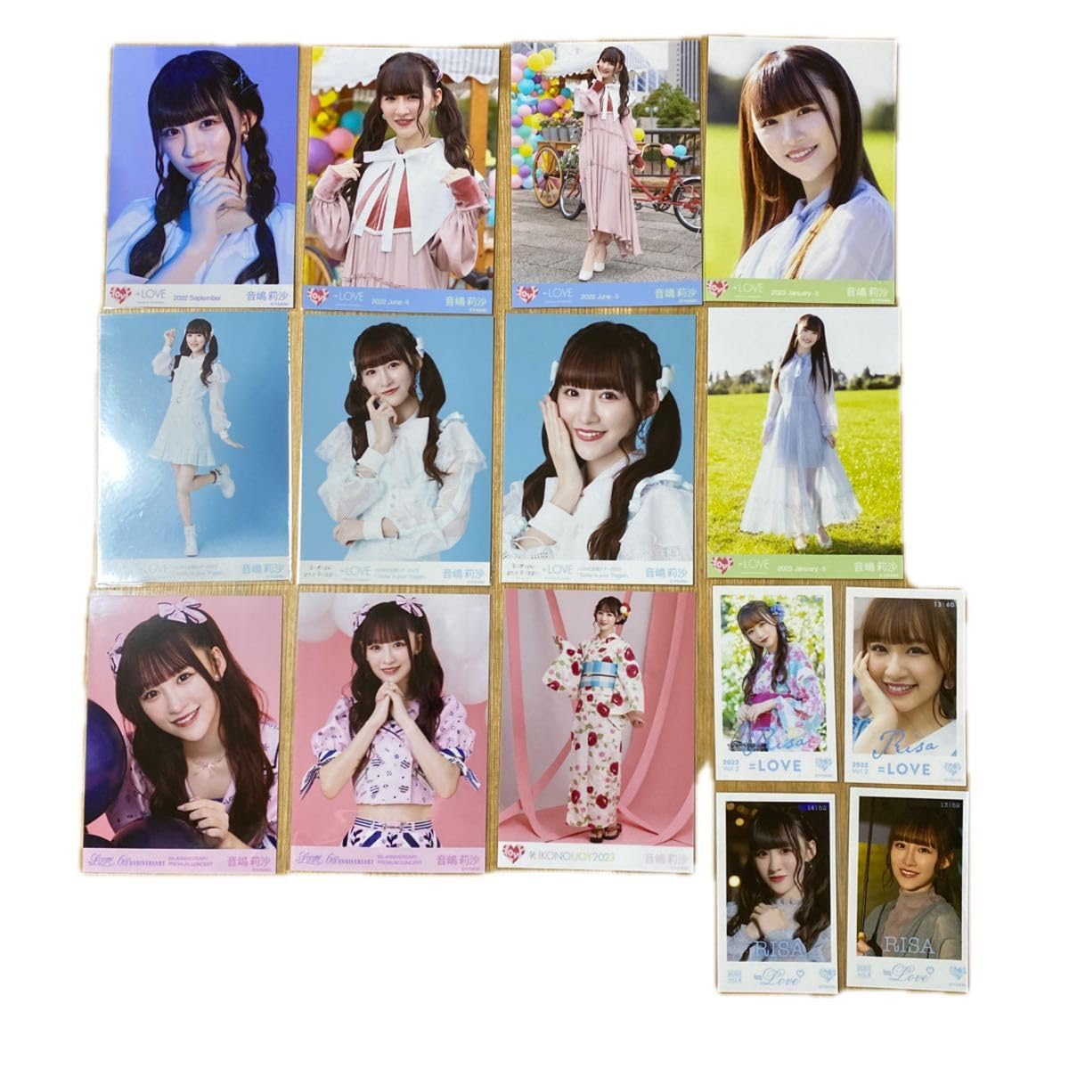 Amazon.co.jp: ＝LOVE イコラブ 音嶋莉沙 生写真 まとめ売り : おもちゃ 