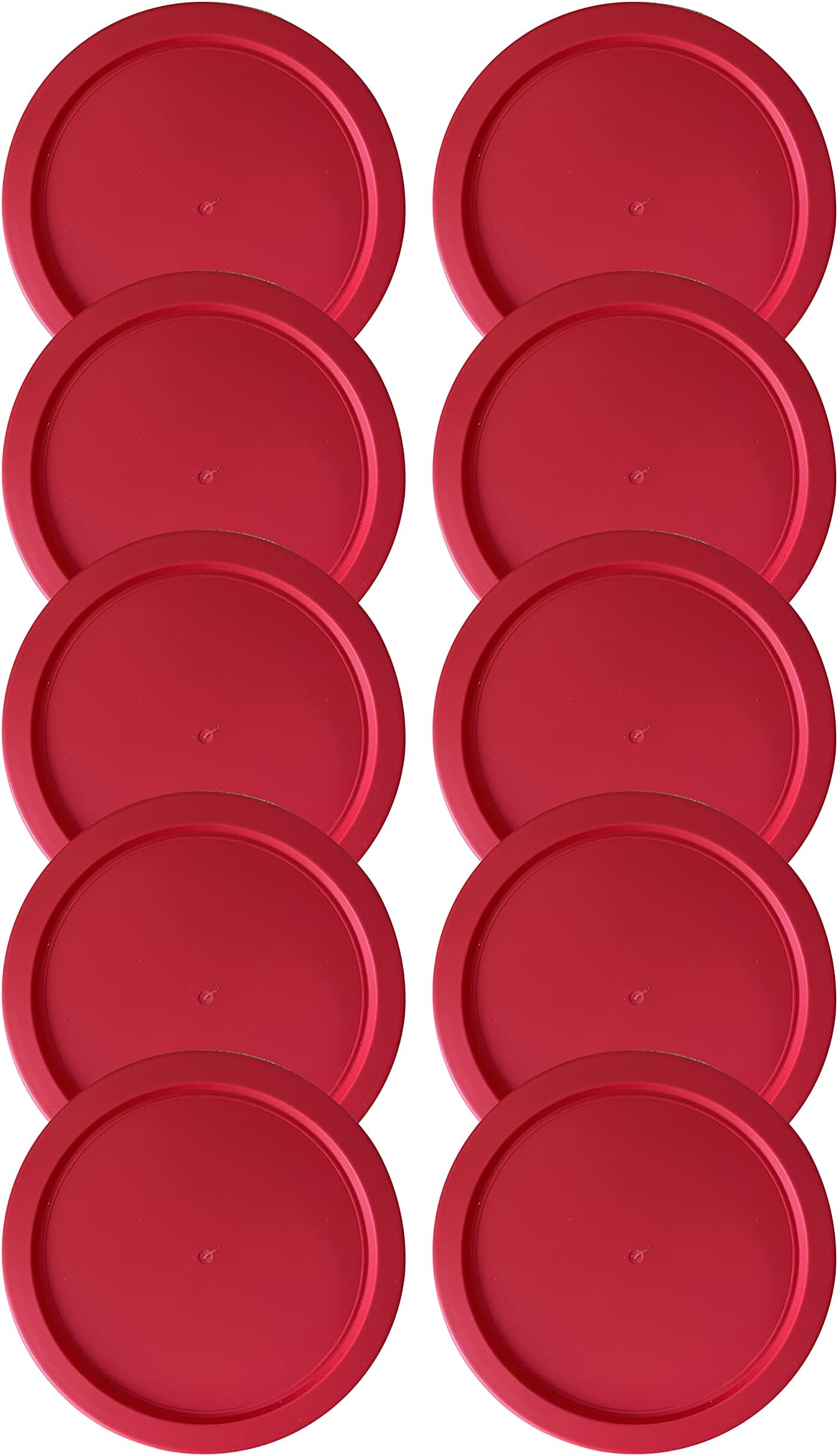 50 Couvercles De Rechange Pour Tubes D'expédition 76mm - Ronds, Blancs, En Polyéthylène, Avec Poignée