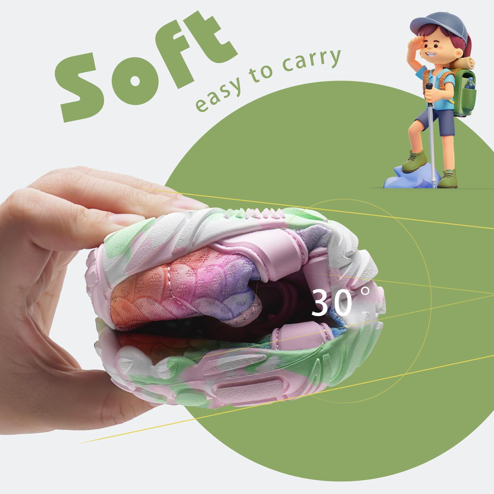 IceUnicorn Badeschuhe Junge Barfußschuhe Kinder Strandschuhe Mädchen Atmungsaktiv Wanderschuhe Traillaufschuhe