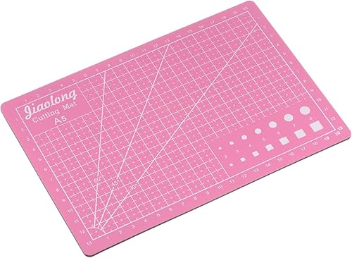 Miniatura 3 de HARFINGTON Alfombrilla de corte autorreparable A5 de 9 x 6 pulgadas, tabla de cortar de doble cara para manualidades, trabajo de arte, corte de