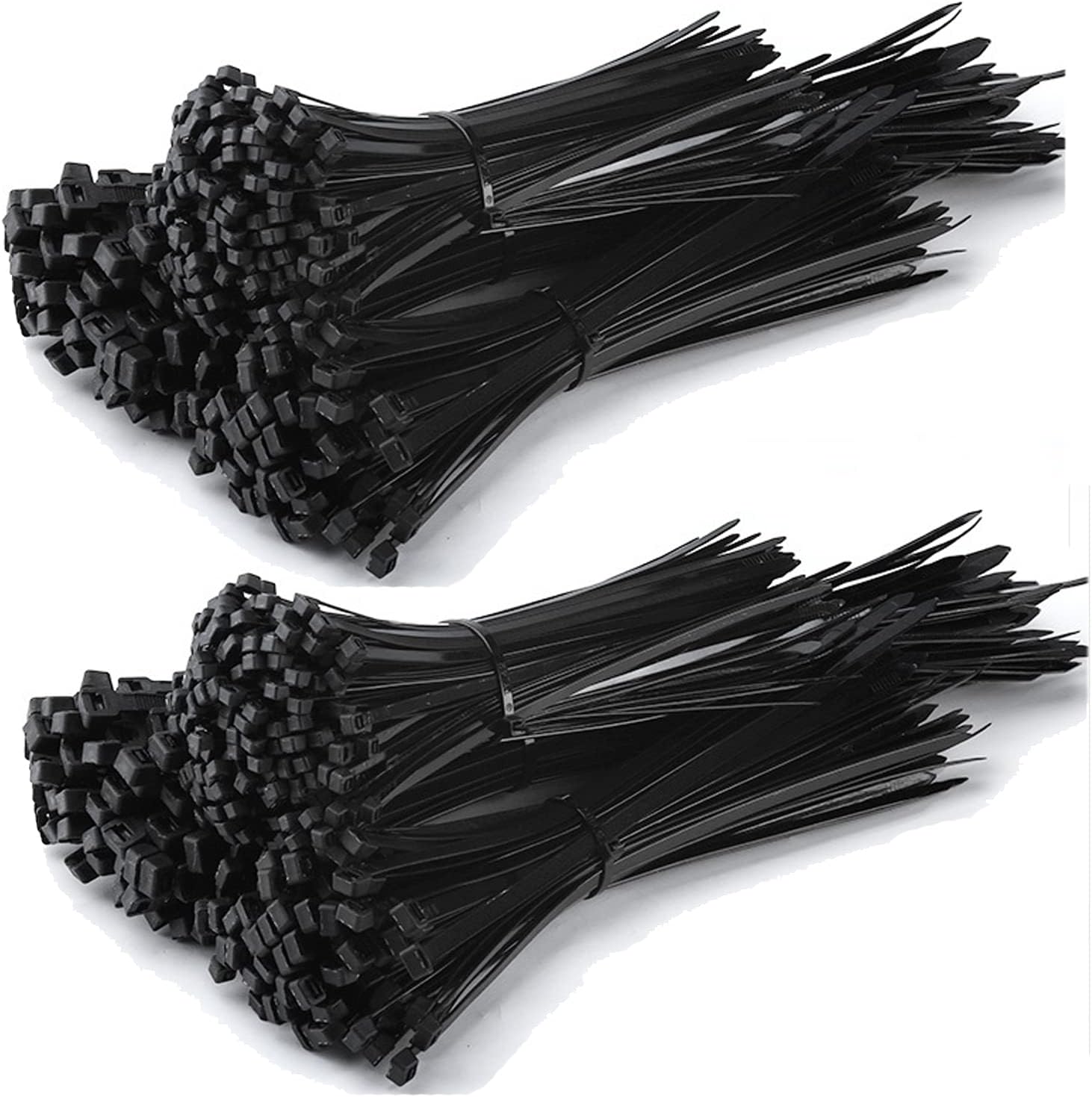 Zip Ties Assorted Sizes 4+8+12Inch (600Piece) Multi