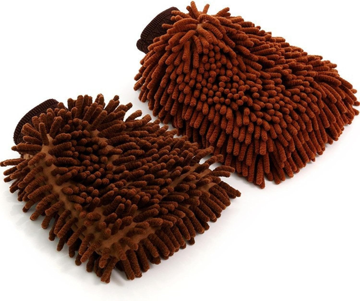 (5 Mixed Colors) Chenille Double-Sided car wash Gloves, car Cleaning Tools, car Cleaning Gloves