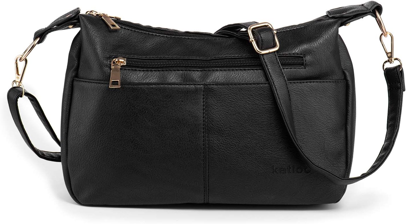 Large Hobo Bag for Women Shoulder Handbag Leather Crossbody Purse Ladies Satchel Tote Bag with Top Handle Long Strap