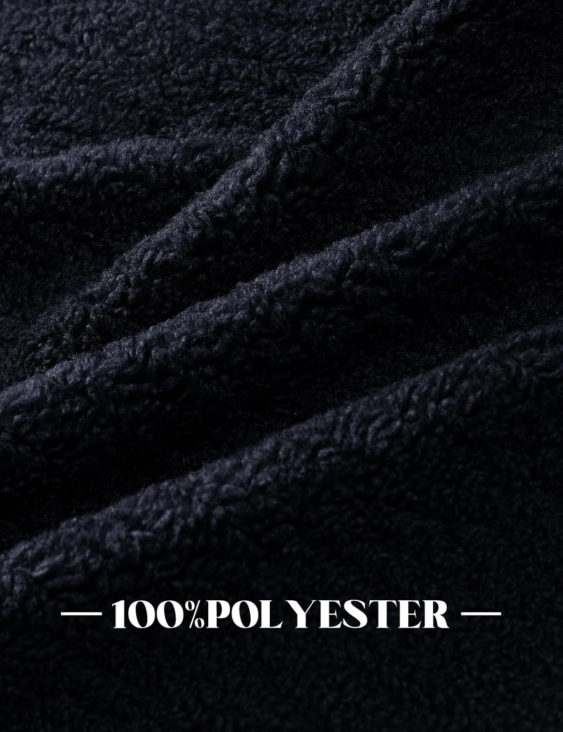 Womens Fleece Long Jackets Oversized Double-Breasted Fluffy Coats Winter Lapel Faux Fur Warm Overcoats with Pockets - Image 9