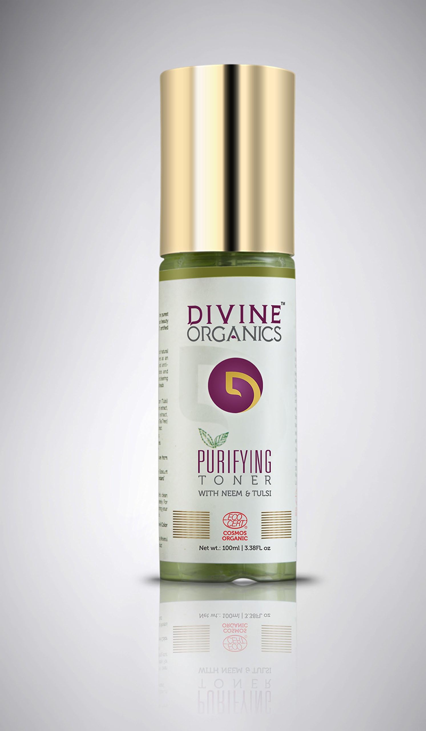 Divine Organics Purifying Toner With Neem & Tulsi 100ml