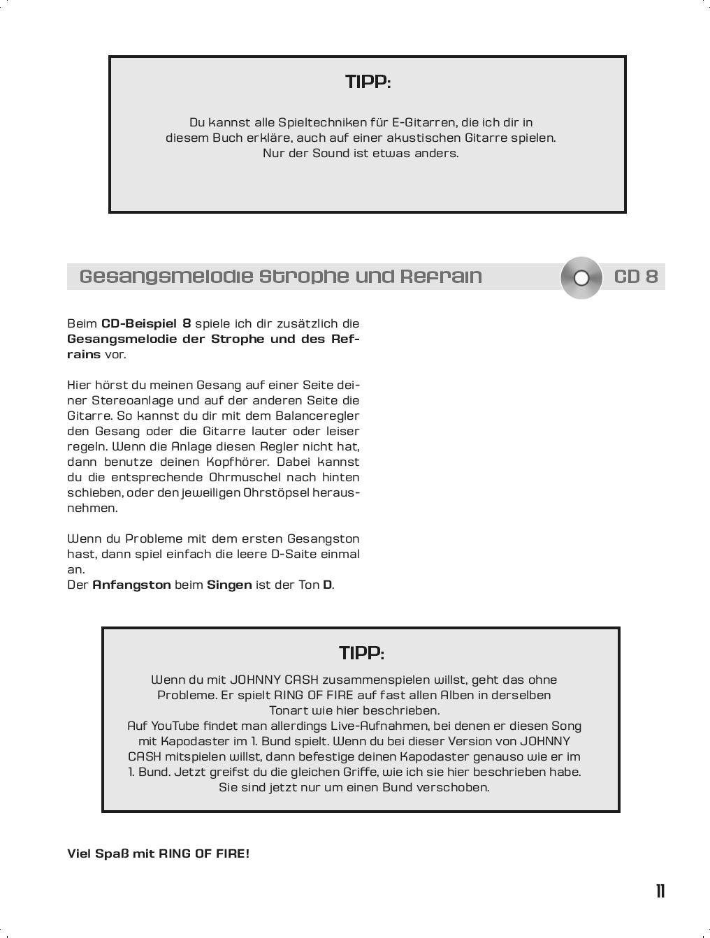 Johnny Cash für Gitarre | Songbook mit 20 klassischen Songs für Anfänger | TAB + Akkorde | Inklusive CD/DVD | Country-Liederbuch | Notenbuch für Gitarrenstunden und Techniken: German Edition