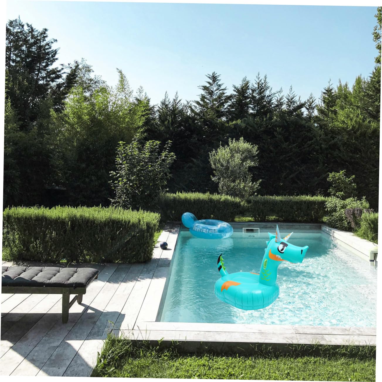 ERINGOGO Letto Galleggiante Gonfiabile Forma Materassino Portatile per Piscina e Mare Leggero e Resistente per Adulti per Relax