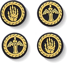 Switch Thumb Grips, Switch OLED Button Caps, Switch Thumb Grip Caps - 4 Packs (Black)