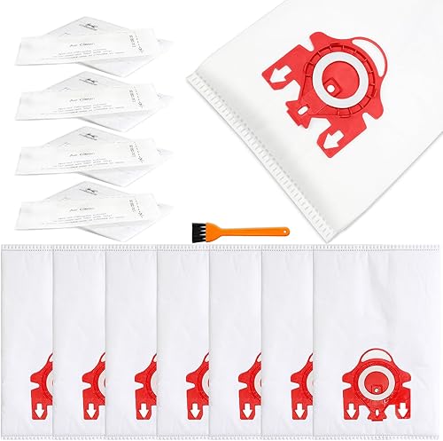 Miniatura 8 de Airclean FJM - Bolsas de repuesto para aspiradora Miele Compact C1 Compact C2, Miele Complete C1 C2 C3, Miele Classic C1 Bolsas para aspiradora