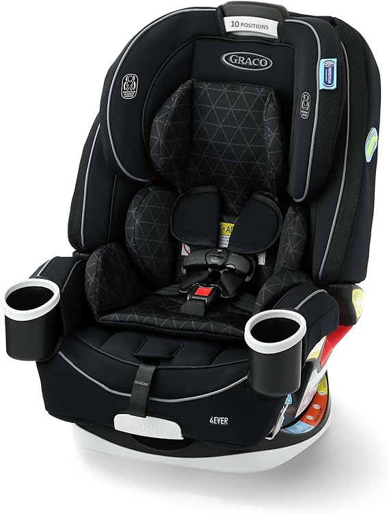 Graco 4Ever All-in-One Convertible Car Seat, 4-in-1 Baby to Big Kid Car Seat from 1.8-54 kg (4-120 lb), ProtectPlus Engineered, Drew