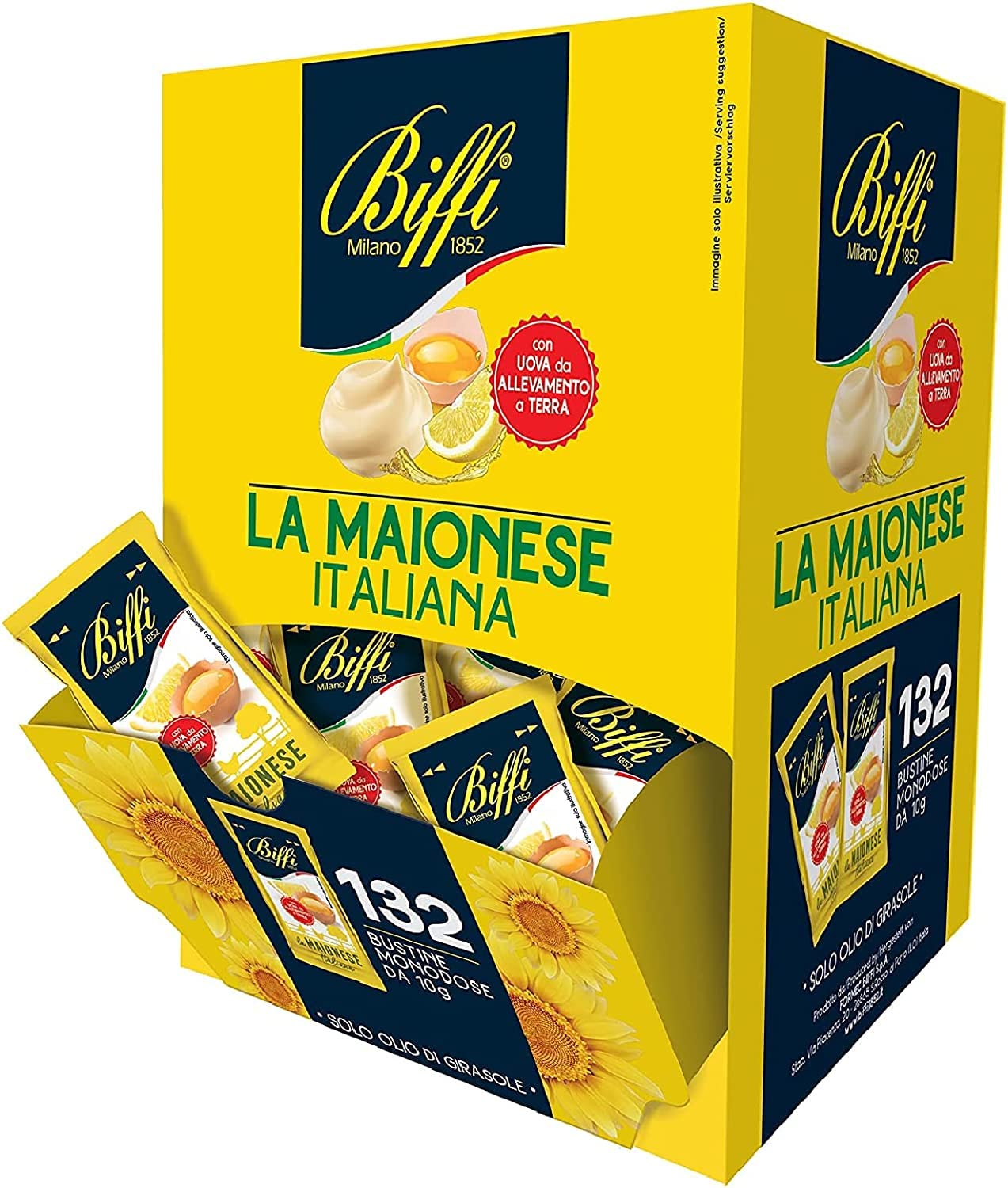 Sauce Biffi Kit mayonnaise et ketchup Monoportion Salces 264 sachets de 10 g