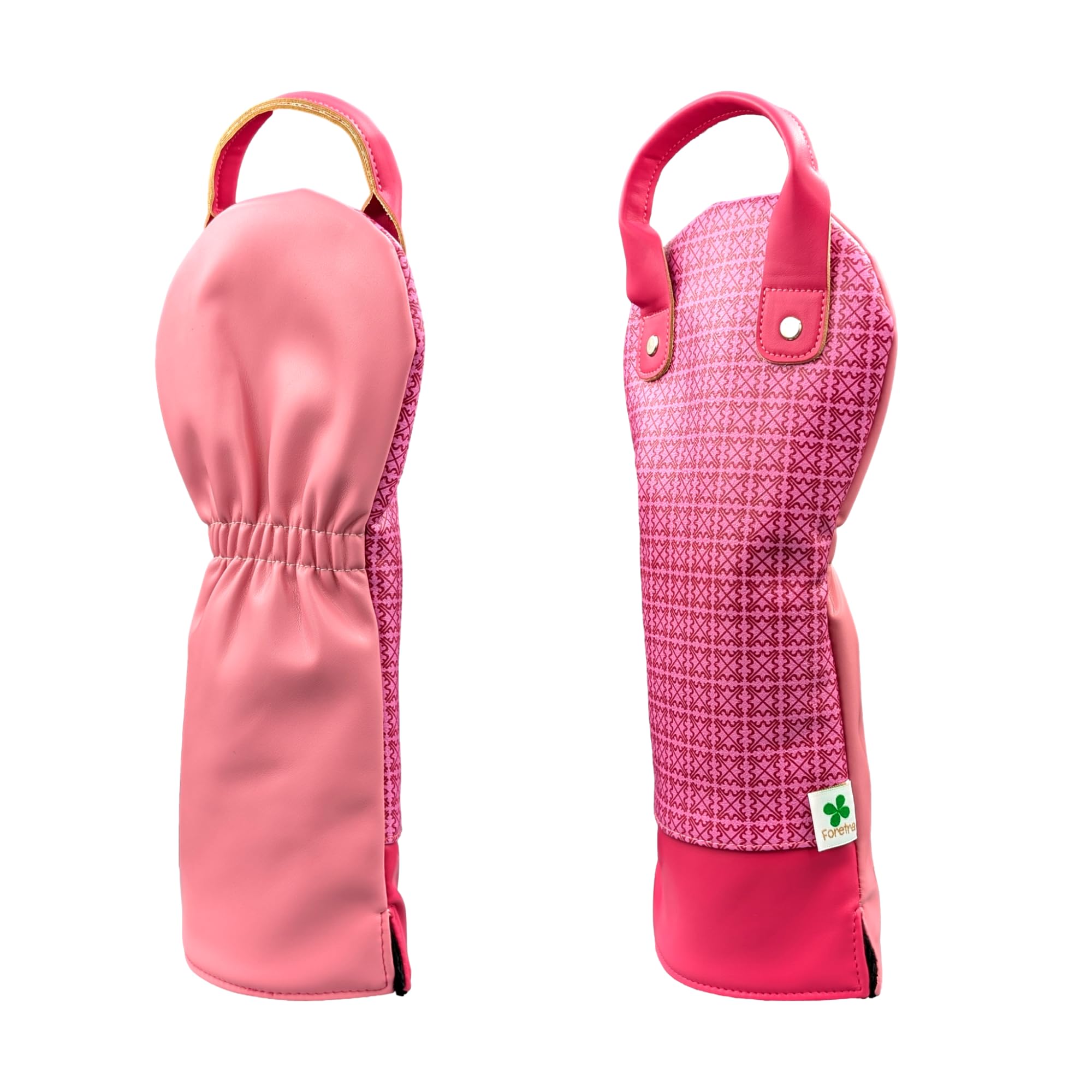 Foretra Golfschlägerhaube, Leder, Golfschlägerhaube, Fahren Sie wie ein Mädchen, unverzichtbares Golfer-Zubehör, für Männer und Frauen, universelle Passform für Golf, CLU