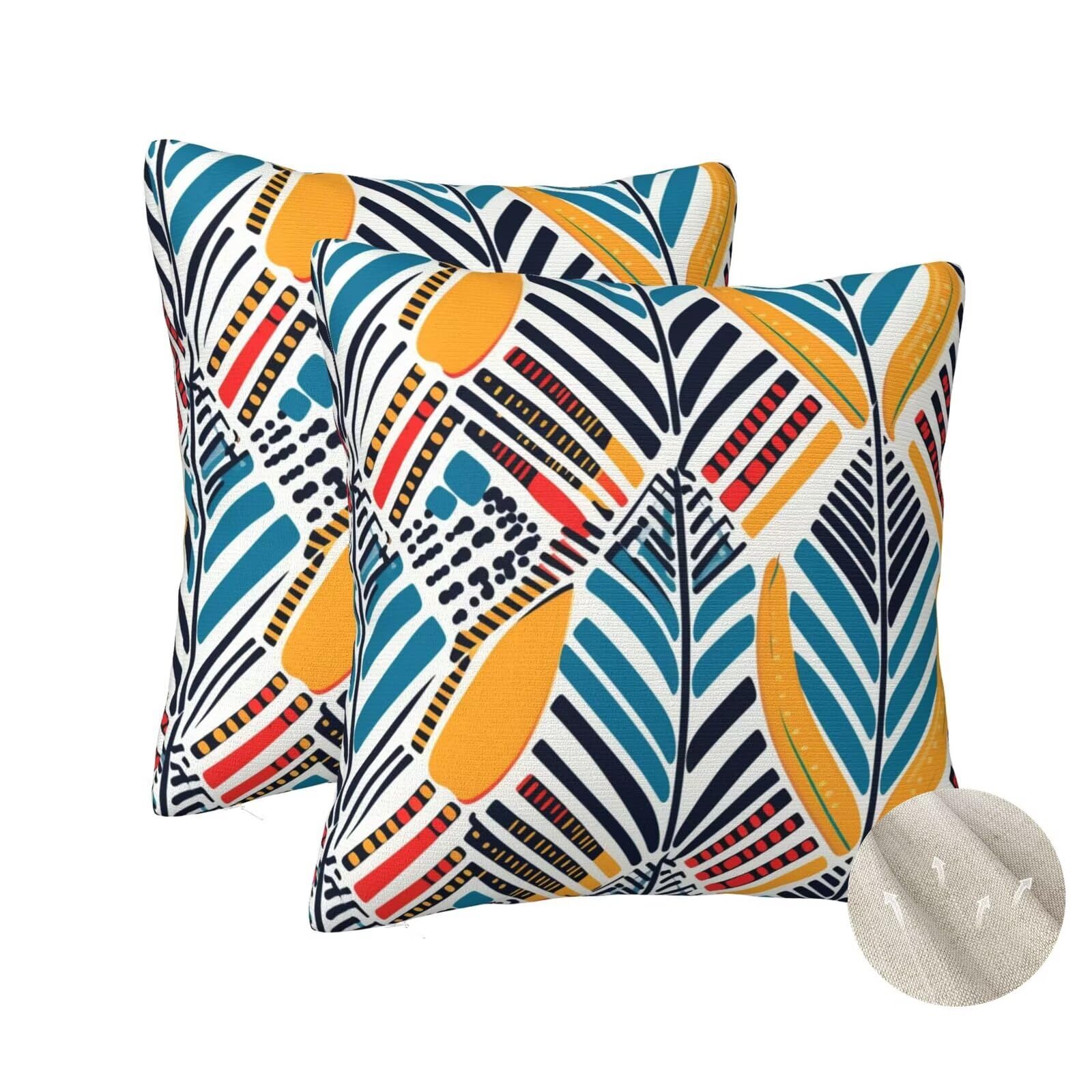 Taie oreiller carré 70x70 cm décorative au tissage premium pour sublimer la maison