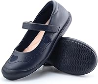 Vista 6 de firelli Zapatos de uniforme escolar Mary Jane para niña, zapatos de vestir cómodos para niñas