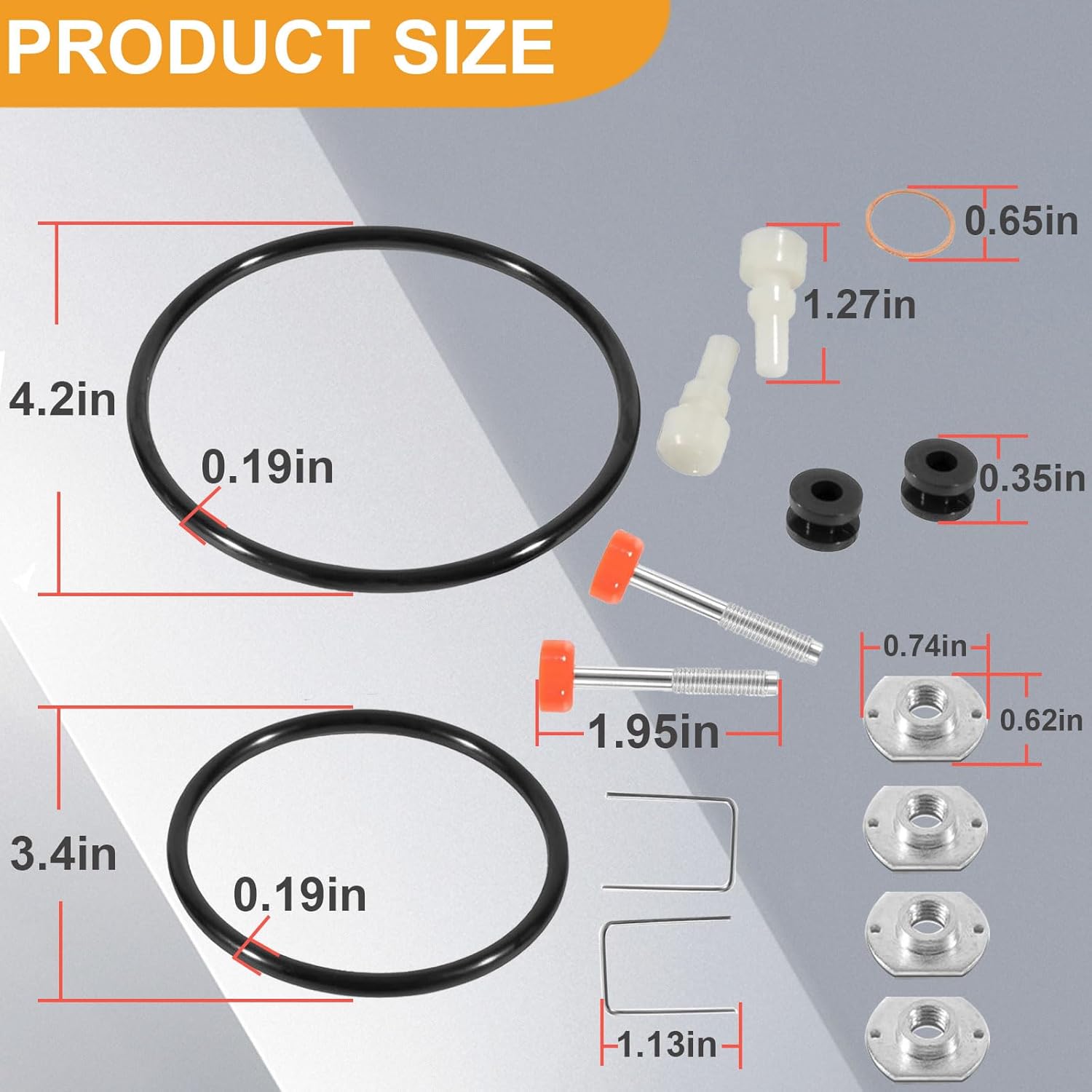 206728 Repair Kit Compatible with Graco Fire-Ball and Monark Air Motors Repair Replacement