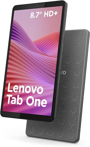 Lenovo Tab One Android Tablet | 8.7 inch HD Display | MediaTek Helio G85 | 4GB RAM | 64GB | Wi-Fi 5 | Clear Case - 2
