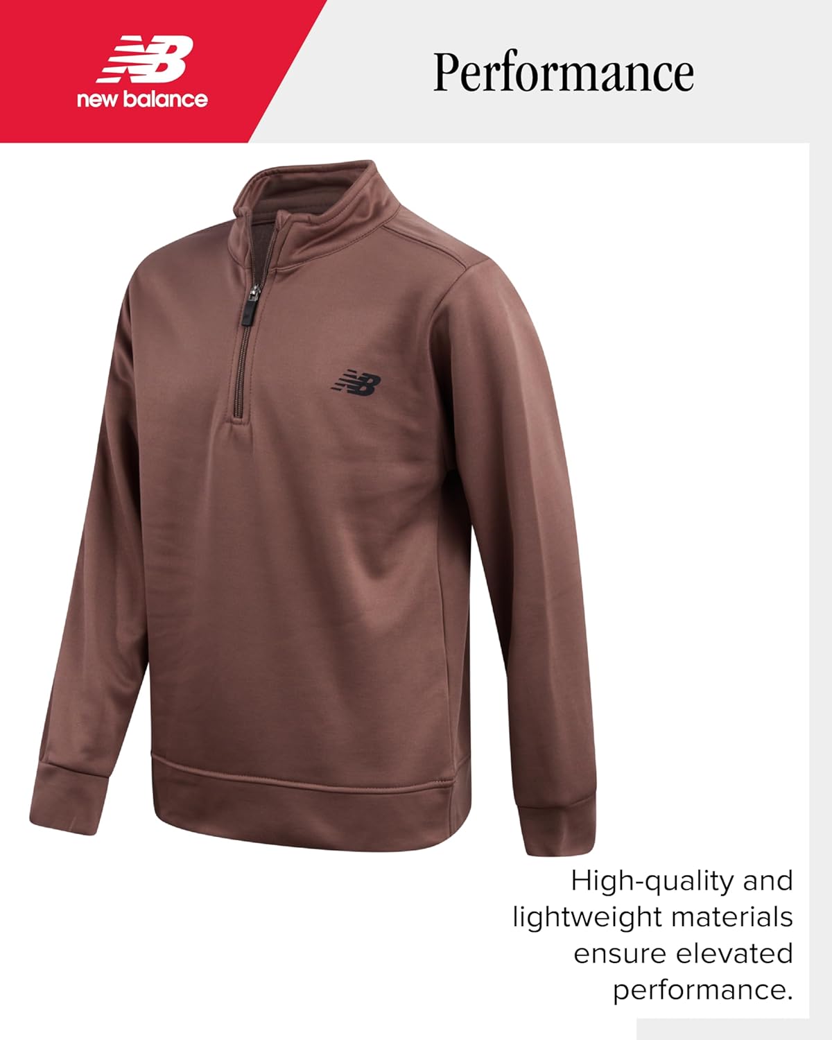 New Balance Boys Pants Set - 2 Piece Tech Fleece Boys Quarter Zip Pullover and Jogger Sweatpants with Pockets (Sizes: 8-16) - Image 5