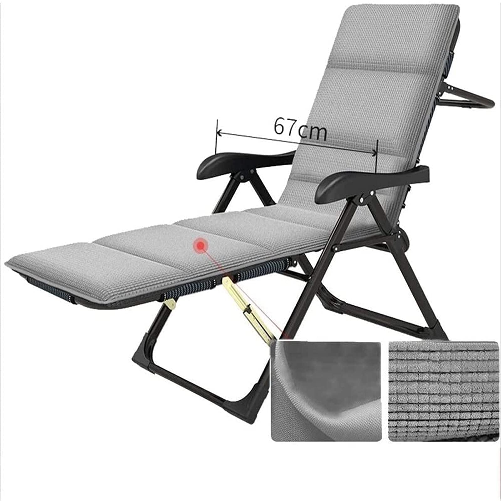 Sillón de gravedad cero, sillón para exteriores, sillón de gravedad cero, sillones reclinables para exteriores, sillas reclinables para patio, terraza para acampar, sillón para jardines (Color : A)