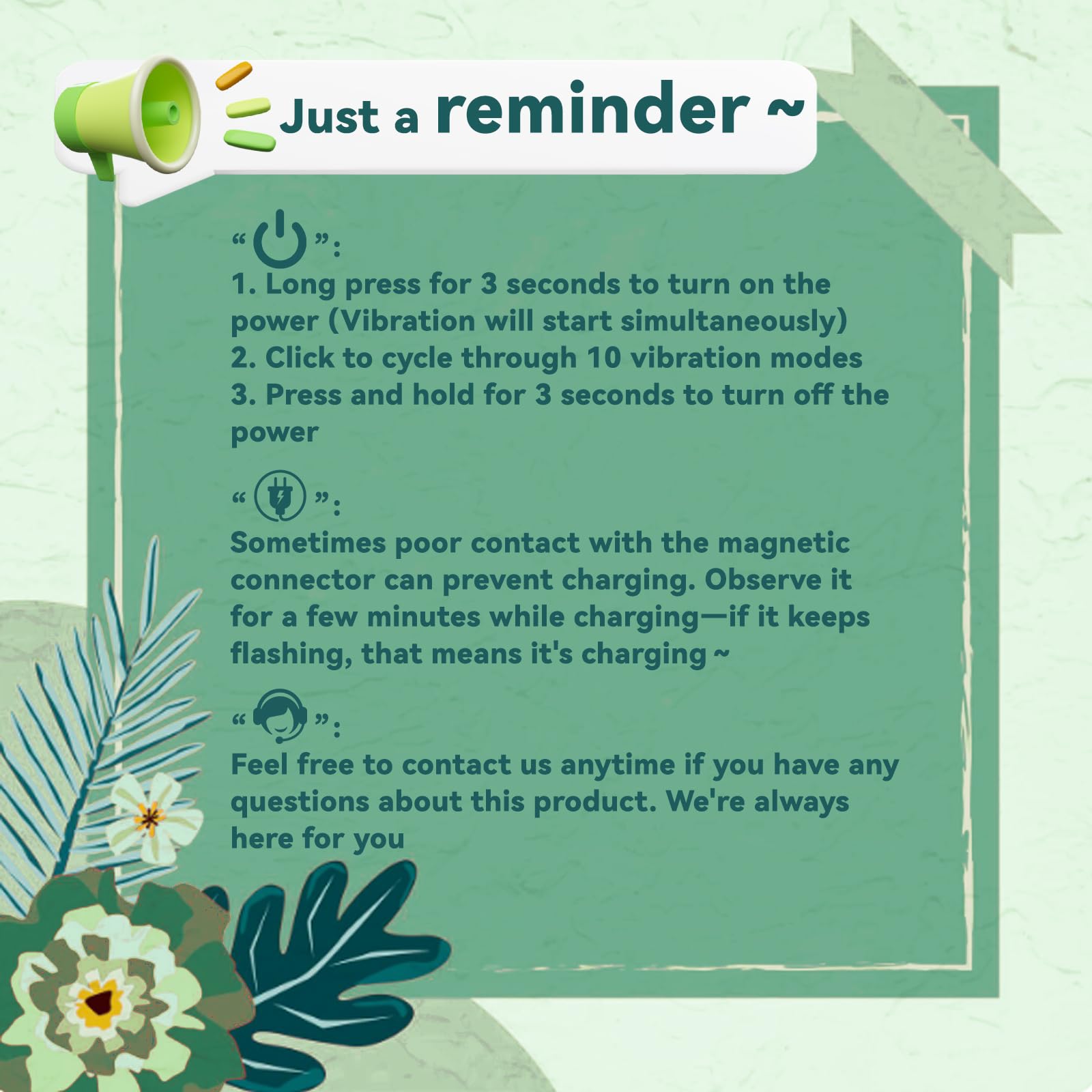 Sex Toys Women Finger Vibrator Mini Vibrators 10 Vibration Modes Female Sex Toy Couples Sex Toy Bullet Vibrator Nipple Clitoral Stimulator Adult Sex Toys & Games Women Pleaseure: Green