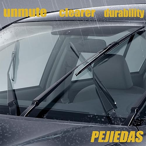 Miniatura 4 de 3 limpiaparabrisas para Chevrolet TrailblazerGMCEnvoy 2002-2006Yukon 2000-2006, limpiaparabrisas delantero + limpiaparabrisas trasero, estilo
