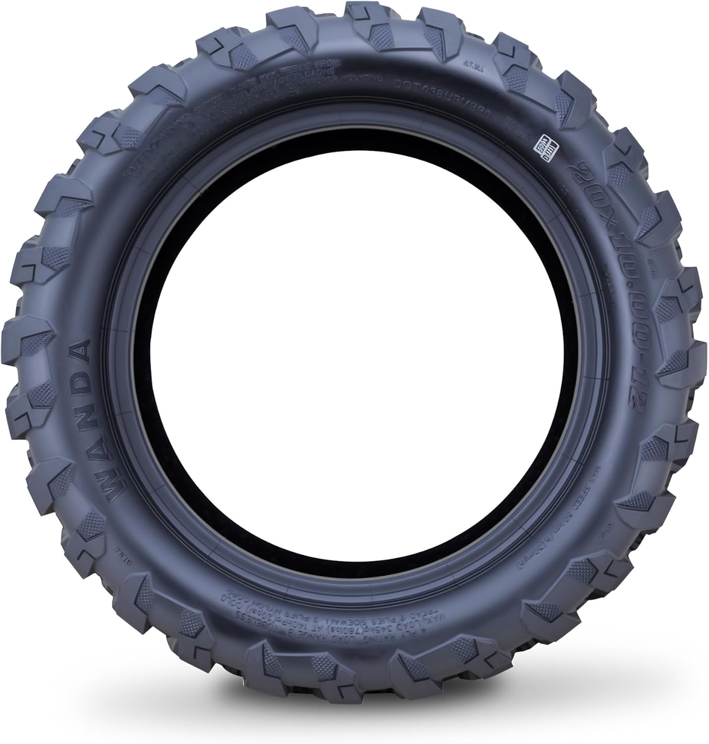 WANDA 20x10-12 All Terrain Golf Cart Tires 4 Ply 20x10X12-14055