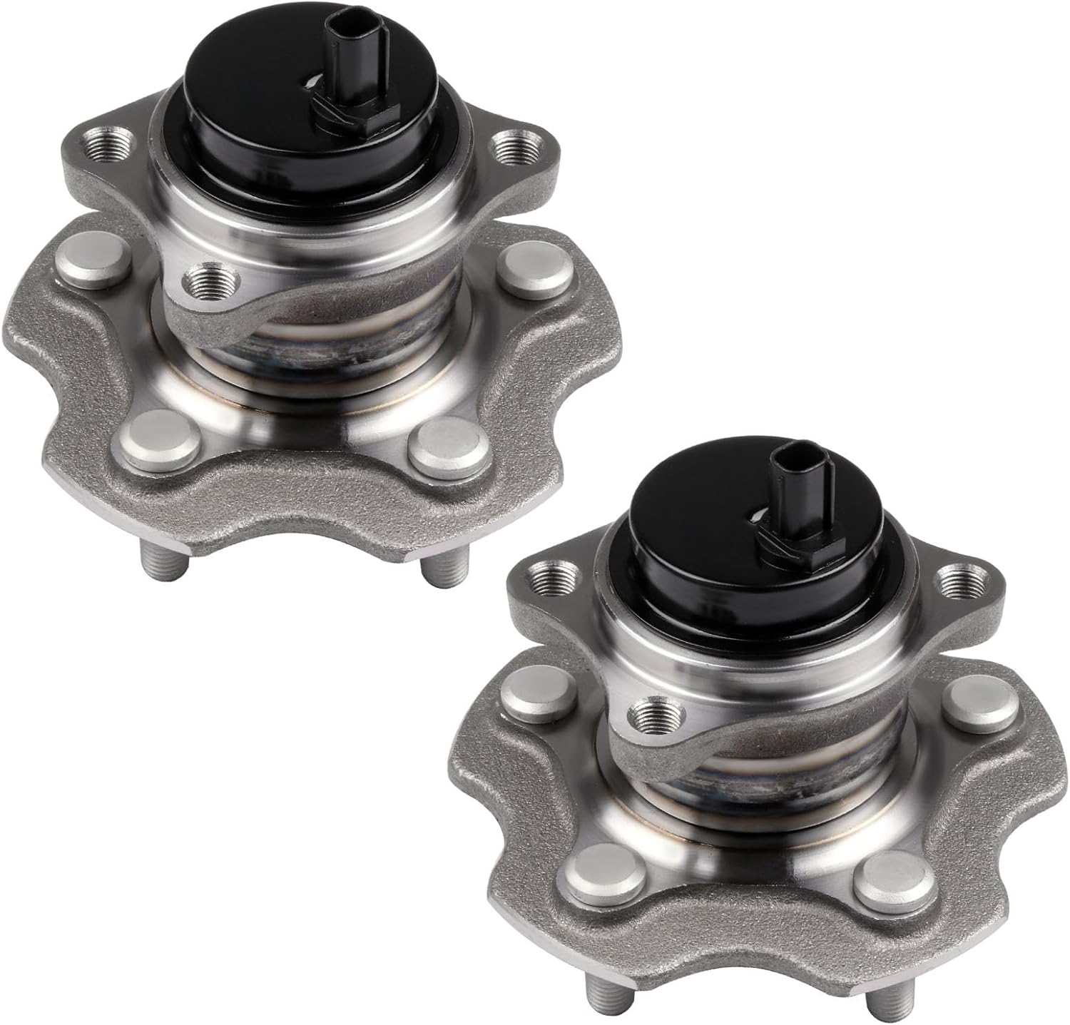 ECCPP Rear 5 Lugs Wheel Bearing and Hub Assembly for 2010-2012 for Lexus HS250h 2011-2016 for Scion tC 2006-2016 for Toyota RAV4 Wheel Hub Bearings W/ABS 512372 (FWD Only)