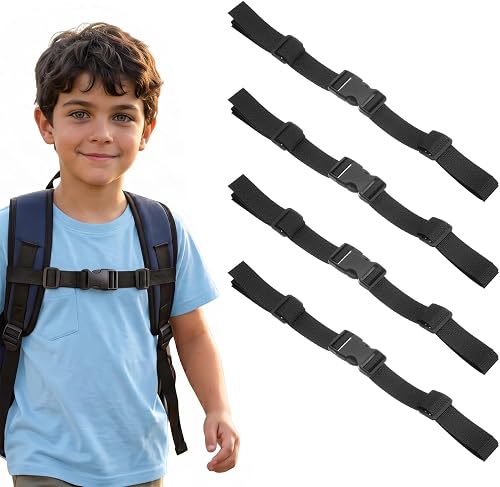 4 Pièces Sangle Sac à Dos QALPOM