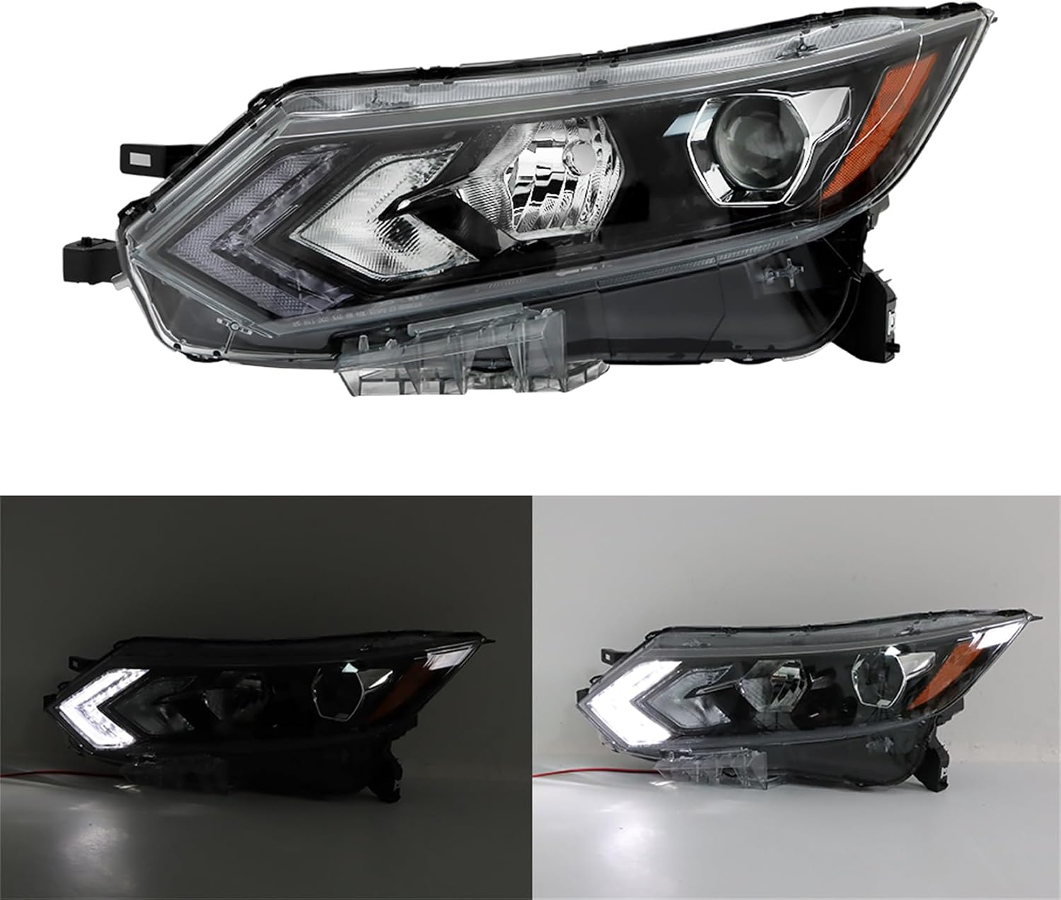 260606MR0A Headlight Assembly Replacement for 2020 2021 2022 Rogue Sport Headlamp Left Side