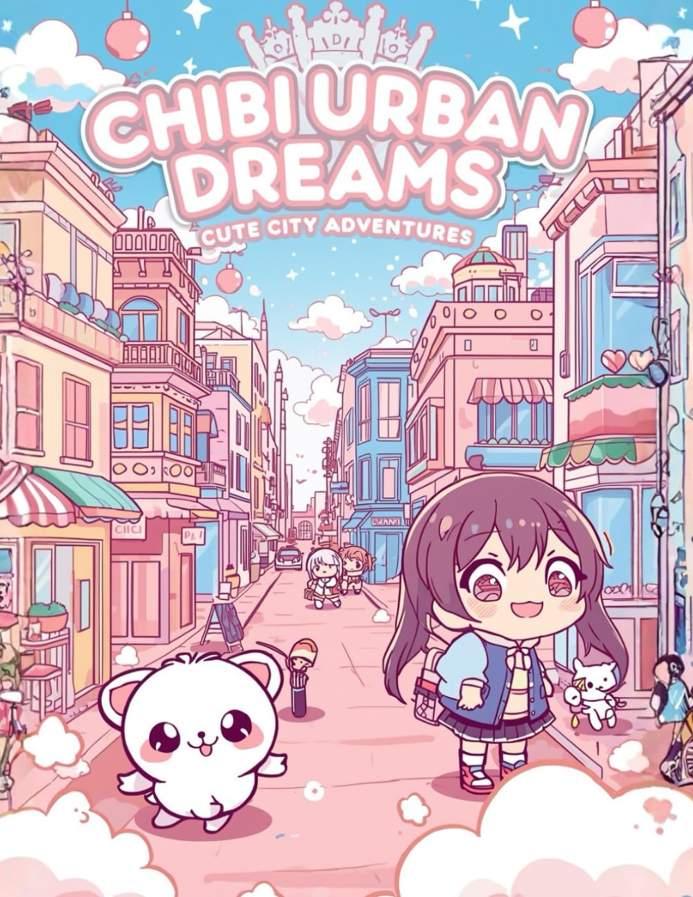 Chibi Urban Dreams: Where Urban Life Meets Cute Adventures Cute City Adventures Coloring Book