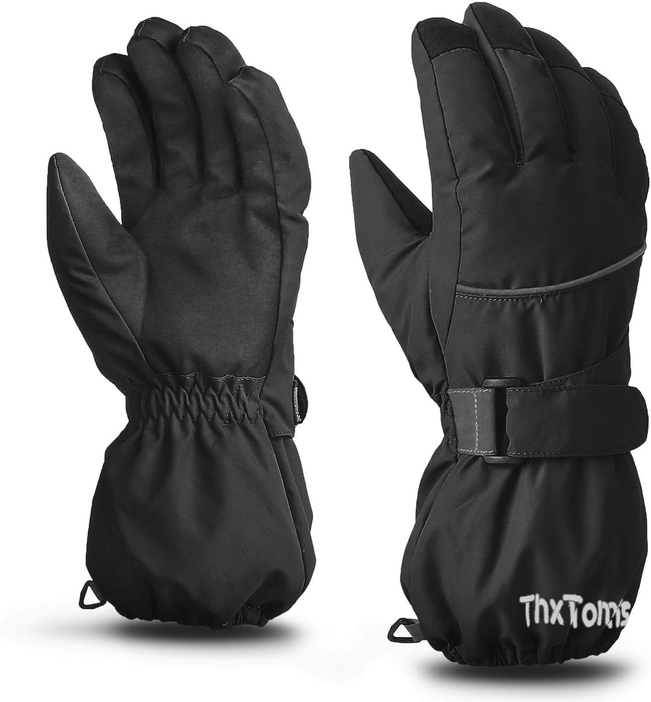 ThxTomsKids Warm Gloves Winter Waterproof Snow Gloves for Ourdoor Sports, Toddler Bulky Ski Gloves for Boys Girls