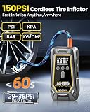 NOBIWA 6000A Car Jump Starter – Rapid digital air compressor and gauge