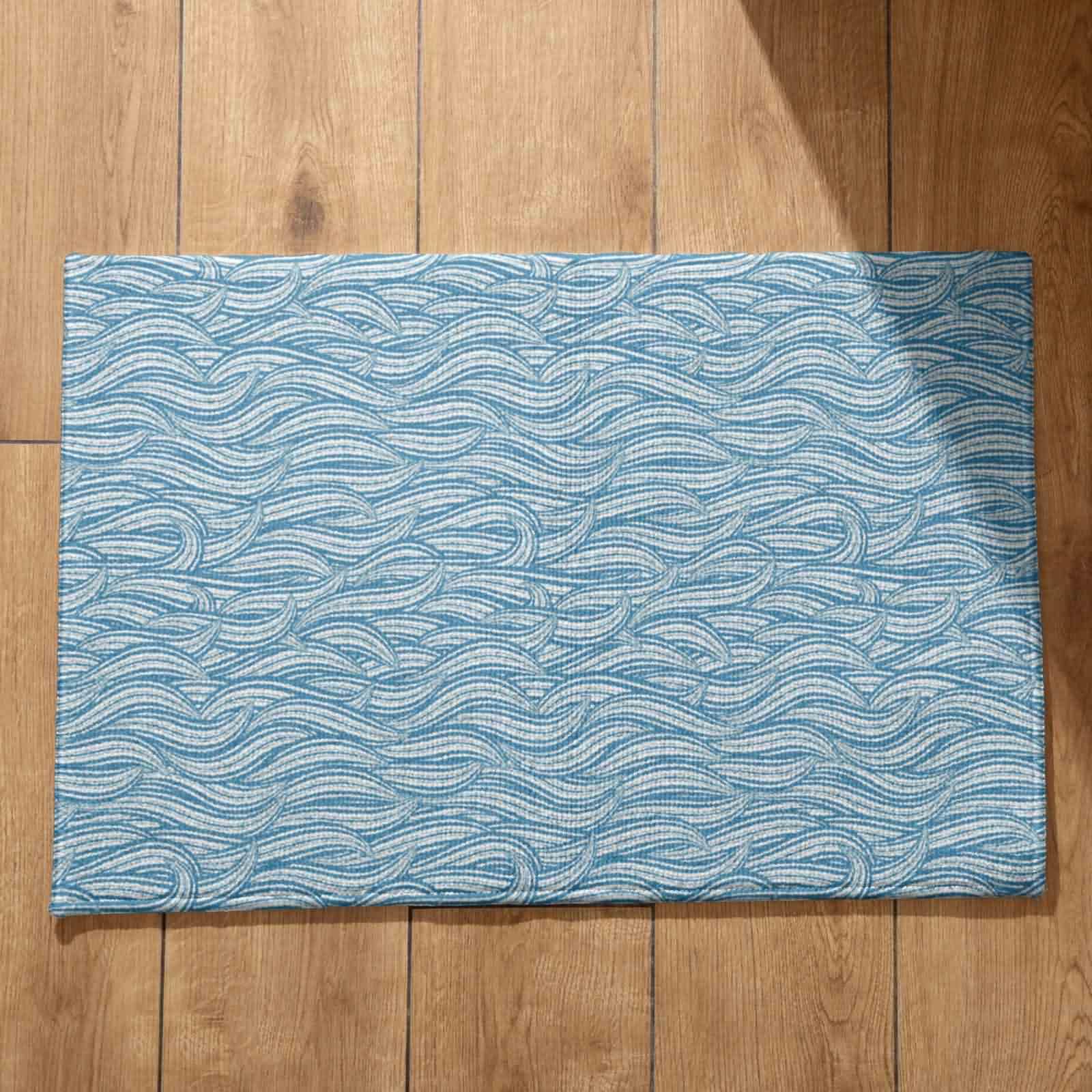 Paillasson extérieur personnalisé CEVAN tapis flanelle douce haute rétention saleté