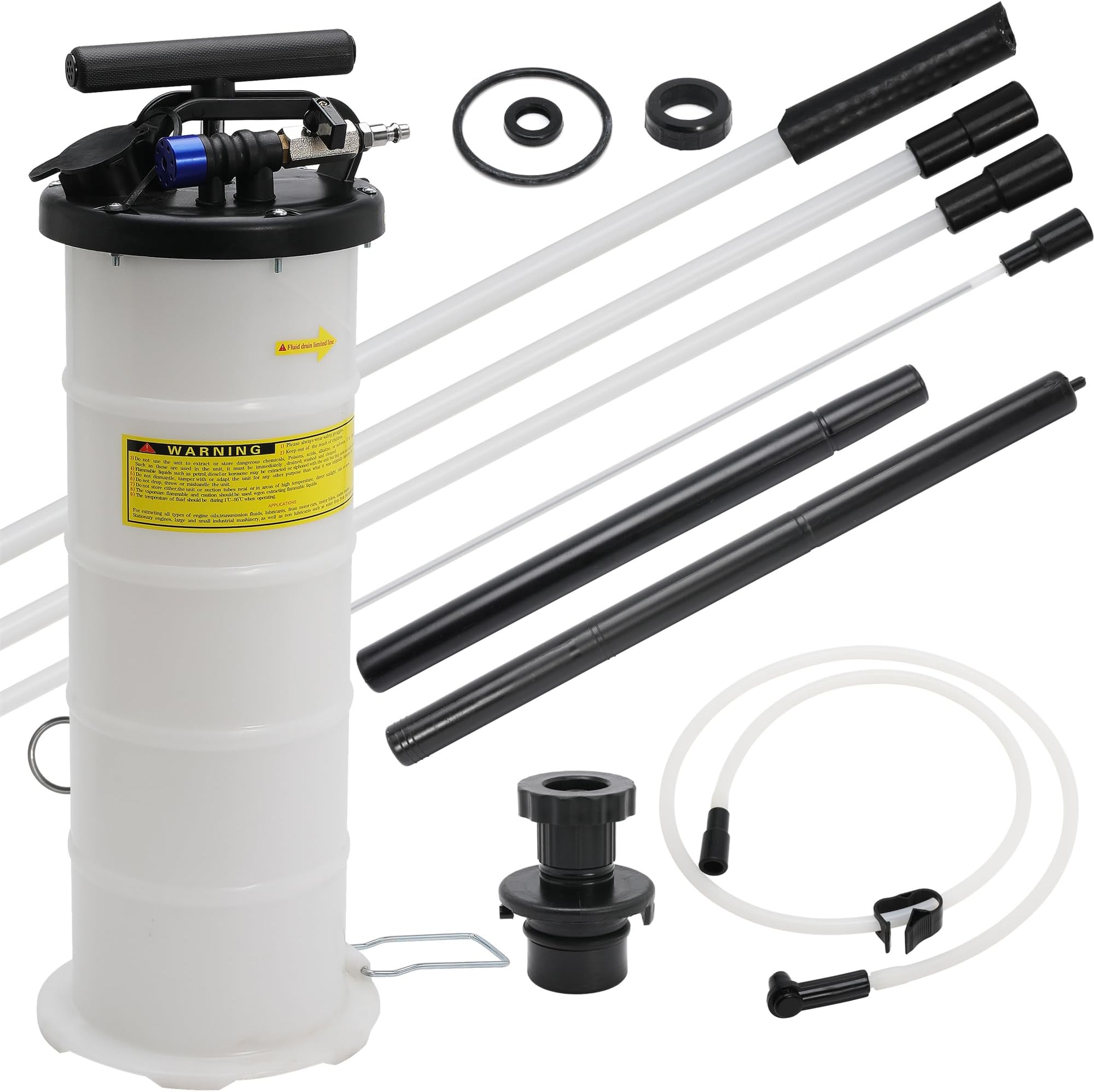 6.5L/6.5 Liter Manual Oil Extrator Changer Pump, Fluid Change Tool, Oil