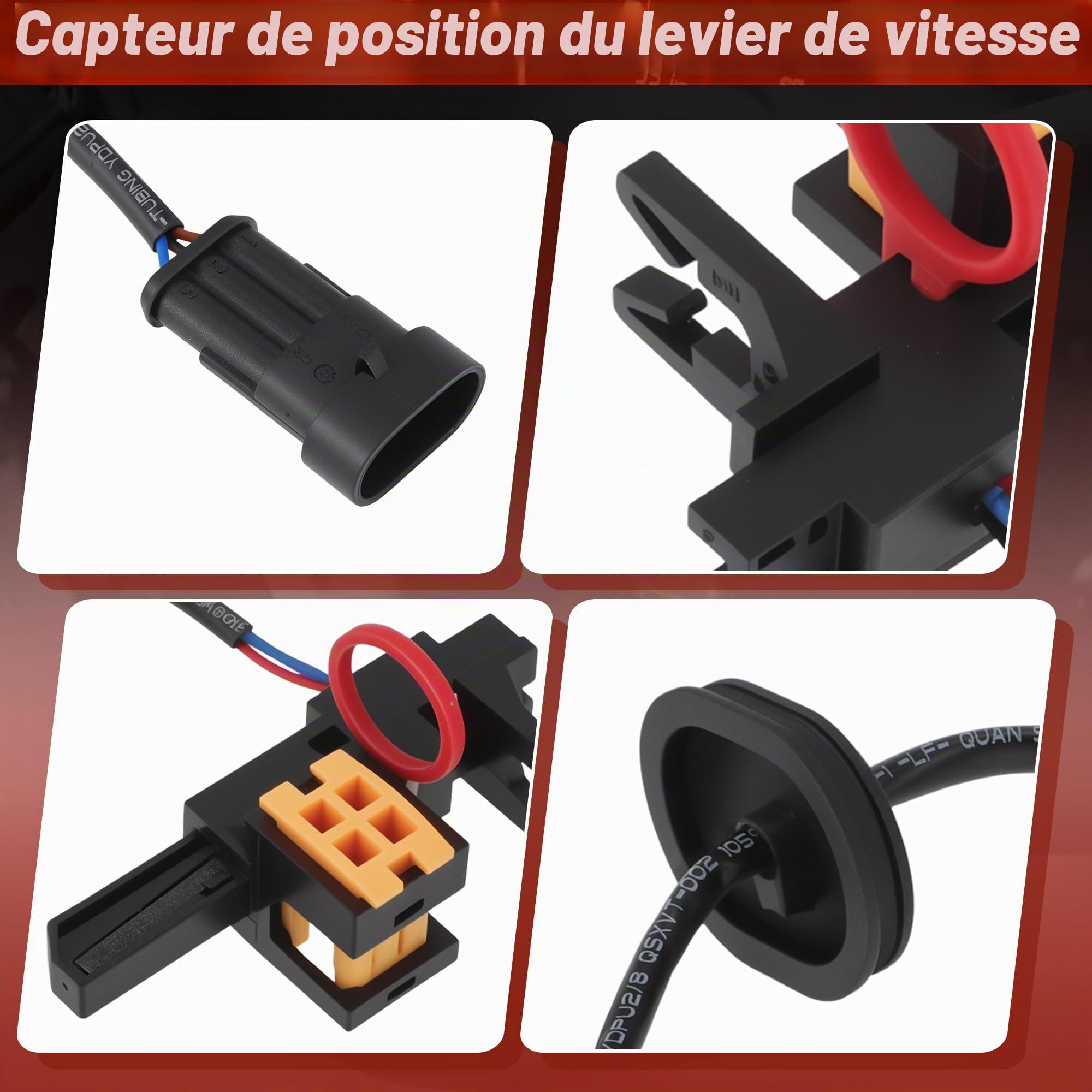 Capteur De Position De Levier De Vitesse Start/Stop Pour Alfa Romeo Giulietta 940 (2010-2020), Modèles À Boîte Manuelle Uniquement. À 3 Broches, Référence 55228312/0055228312.