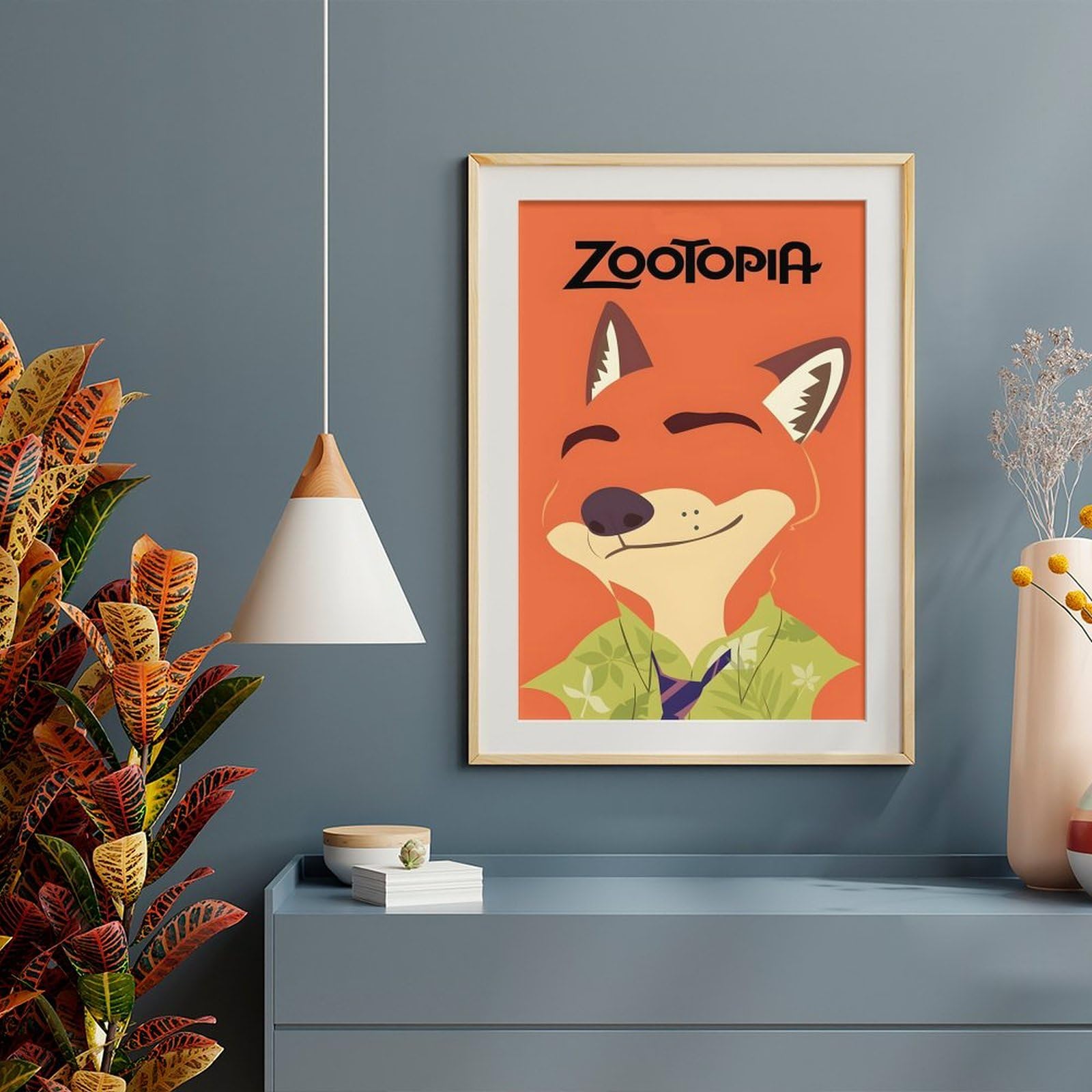 Amazon.co.jp: ズートピア ニック ポスター 絵画 インテリア 壁紙用