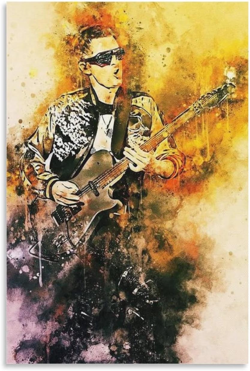 Matt Bellamy-02 PosterFashion Poster Decorative Painting Canvas Wall Art Living Room Posters Bedroom Painting12x18inch(30x45cm)