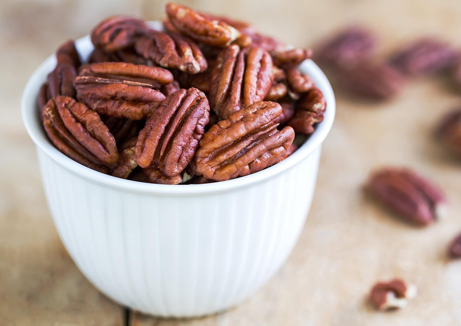 Food to Live Organic Dry Roasted Pecan Halves, 1 Pound - Non-GMO, Unsalted Nuts, Oven Roasted, No Oil Added, Vegan, Kosher, Shelled, Bulk. Good Source of Protein and Fiber. Great Keto-Friendly Snack