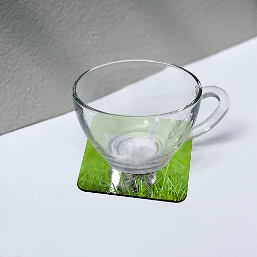 Miniatura 5 de 40 posavasos cuadrados de sublimación, posavasos de cartón, 4 x 4 pulgadas, posavasos de madera MDF para sublimación de corcho a granel para